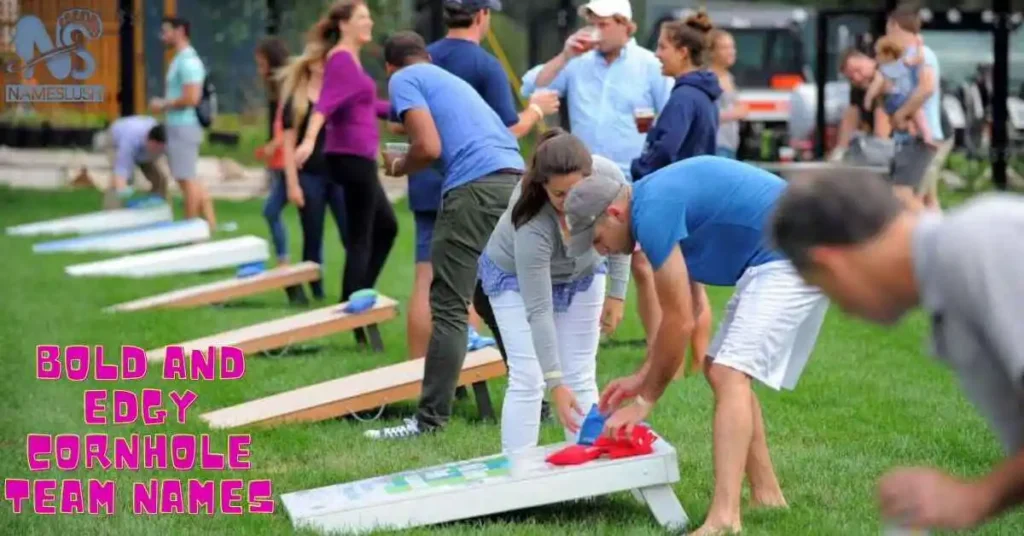 Bold and Edgy Cornhole Team Names