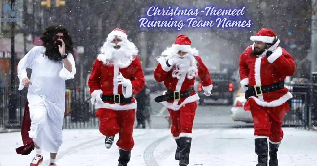 Christmas-Themed Running Team Names