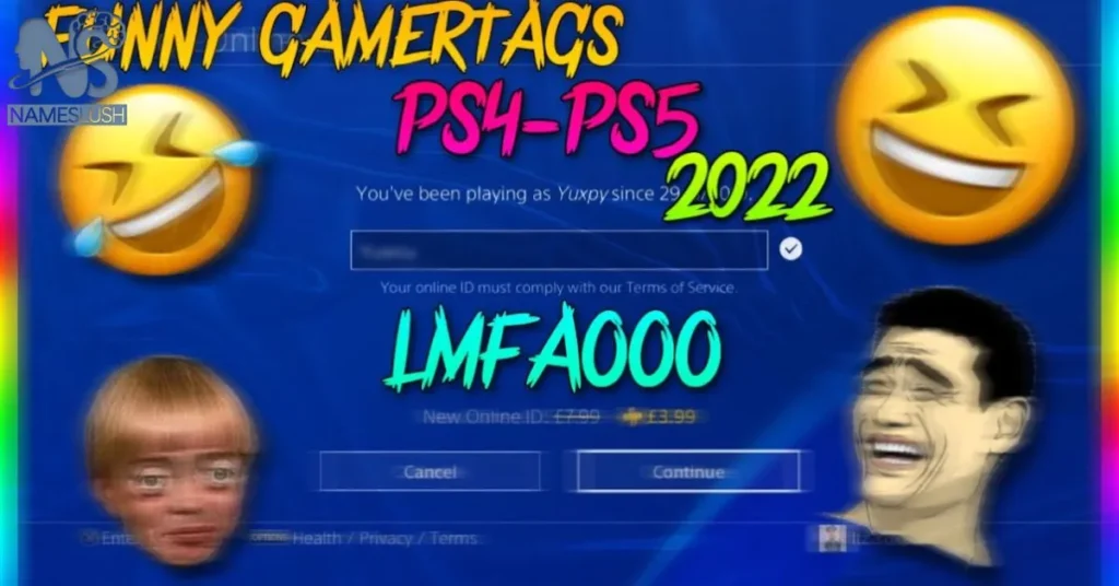 Funny Gamer Tags