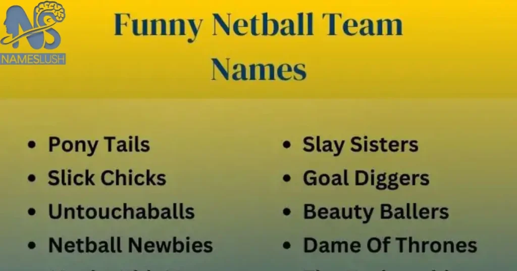 Funny Netball Team Names