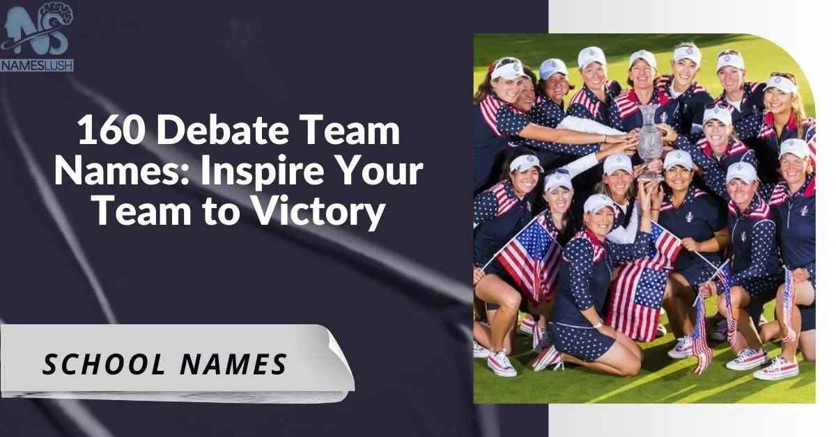 160 Debate Team Names Inspire Your Team to Victory