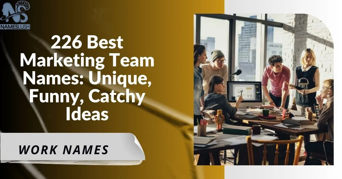 226 Best Marketing Team Names Unique, Funny, Catchy Ideas