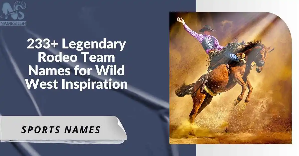 233+ Legendary Rodeo Team Names for Wild West Inspiration