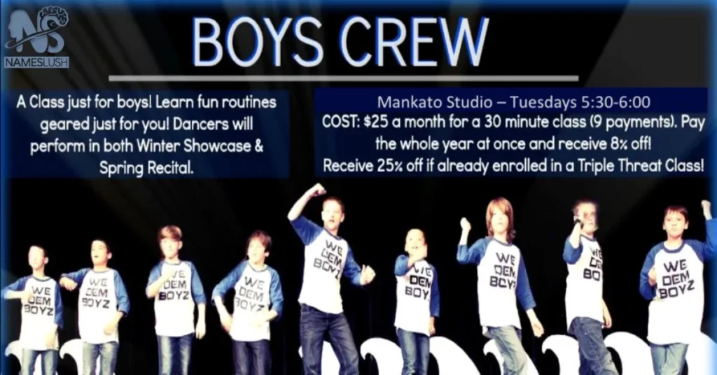 Boy Dance Crew Names