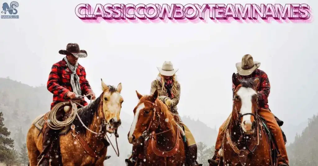 Classic Cowboy Team Names