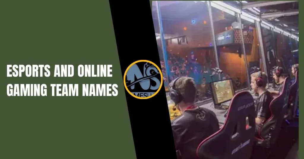 Esports and Online Gaming Team Names