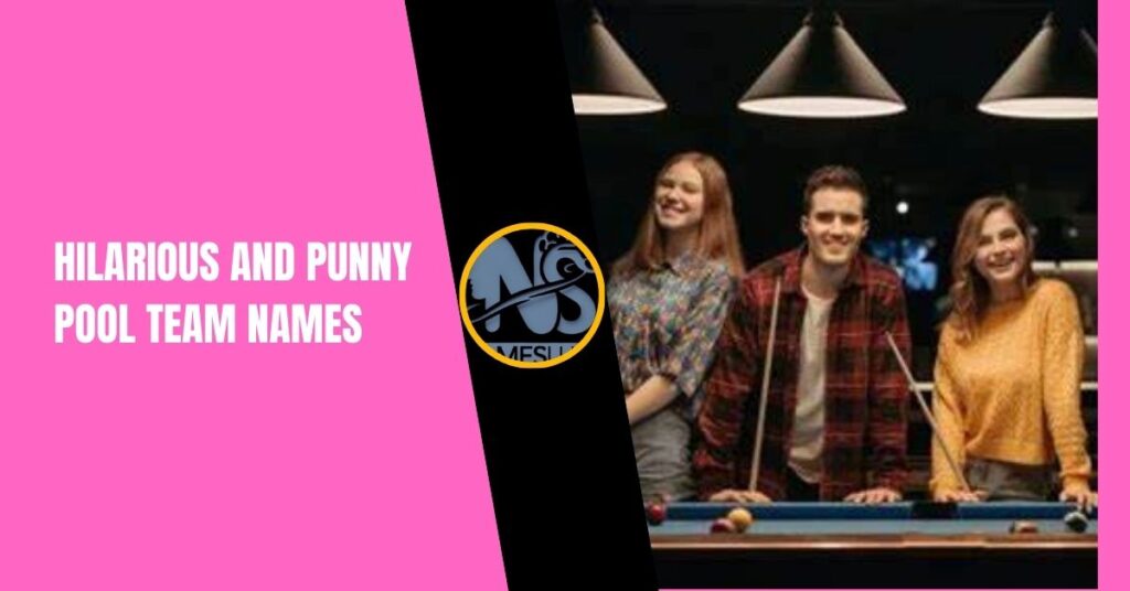 Hilarious and Punny Pool Team Names