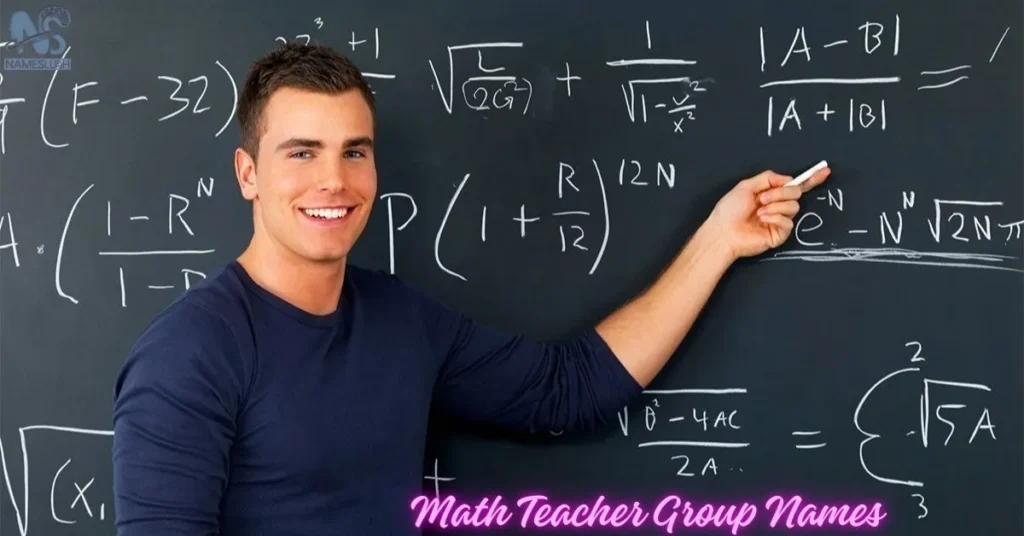 Math Teacher Group Names