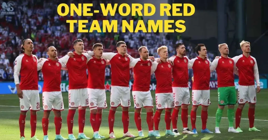 One-Word Red Team Names