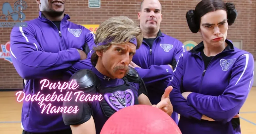 Purple Dodgeball Team Names