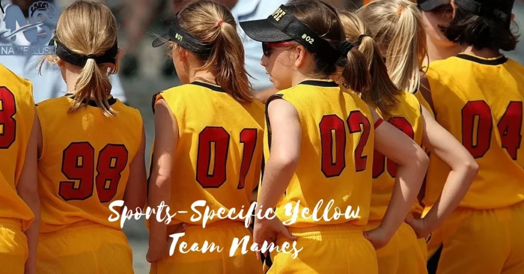 Sports-Specific Yellow Team Names